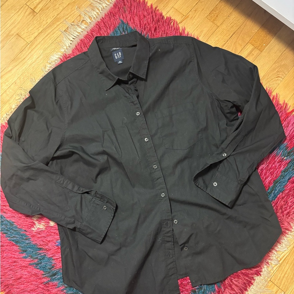 GAP Charcoal Long Sleeve Shirt